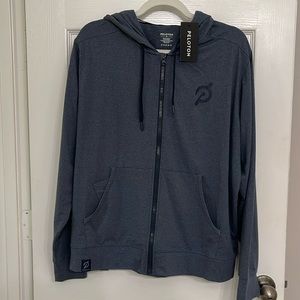 NWT - Women’s Peloton Blue Zip up hoodie. Size XL